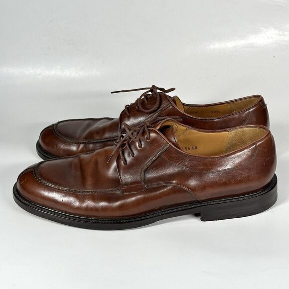 Mezlan Shoes Brown Leather Men’s Size 10.5 Dress Lace Cordoba Made In Spain main image 14